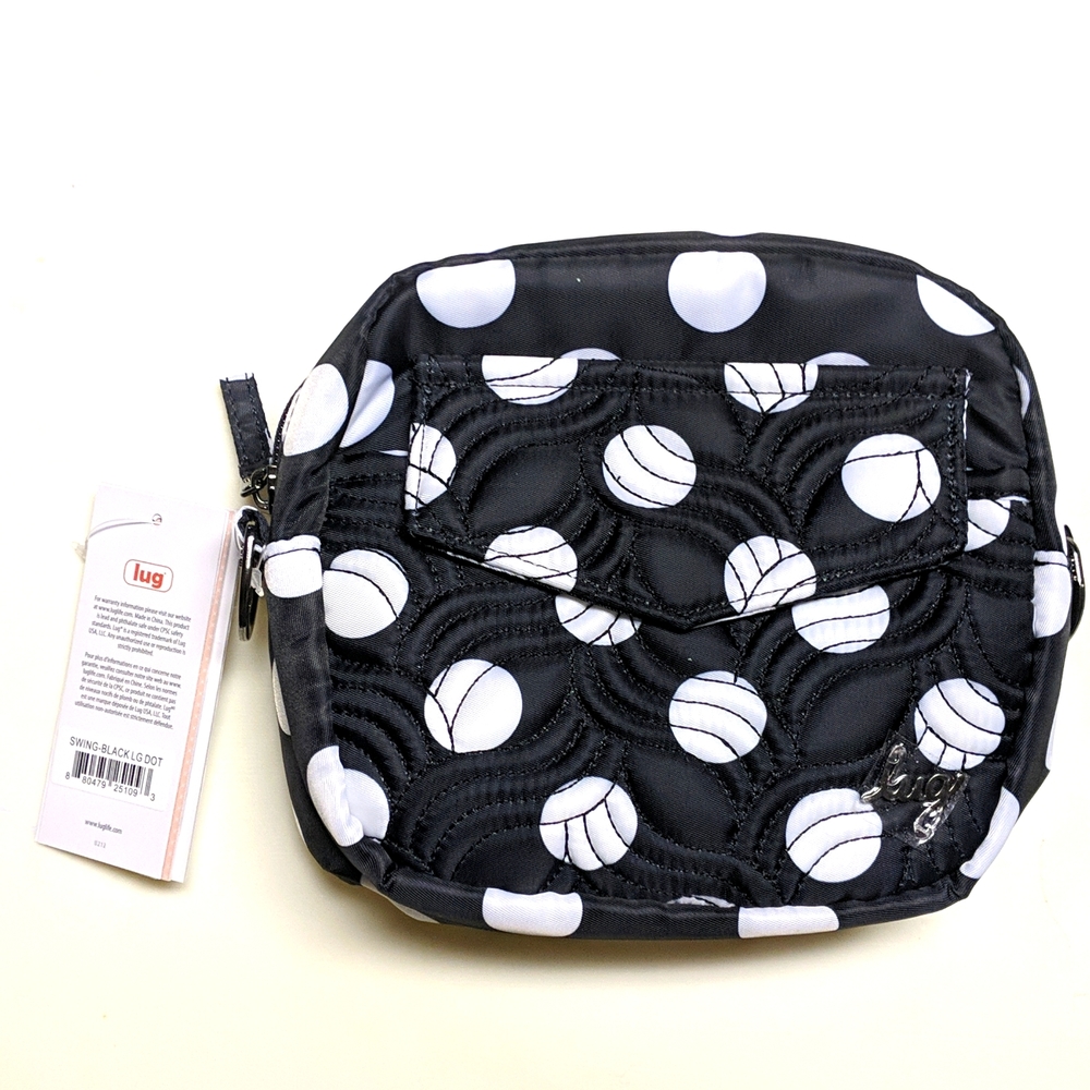 Lug Swing in Black Large Dot